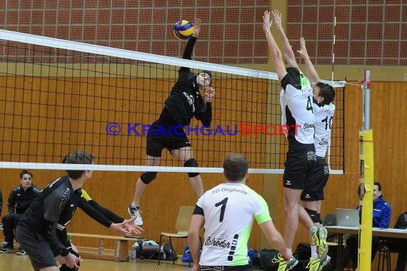 Volleyball Herren Verbandsliga SG Sinsheim/Waibstadt/Helmstadt vs TG Ötigheim (© Siegfried Lörz)