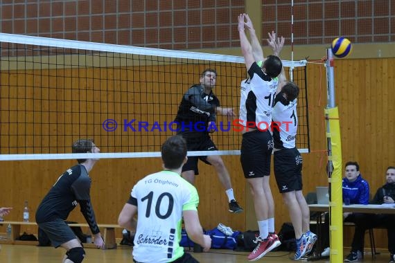 Volleyball Herren Verbandsliga SG Sinsheim/Waibstadt/Helmstadt vs TG Ötigheim (© Siegfried Lörz)