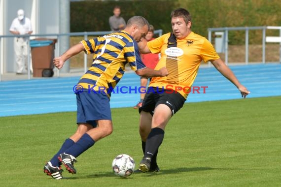 Einweihung Sportpark Sinsheim Fussballspiel Bürgermeister (© Siegfried Lörz)