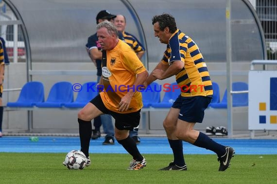 Einweihung Sportpark Sinsheim Fussballspiel Bürgermeister (© Siegfried Lörz)