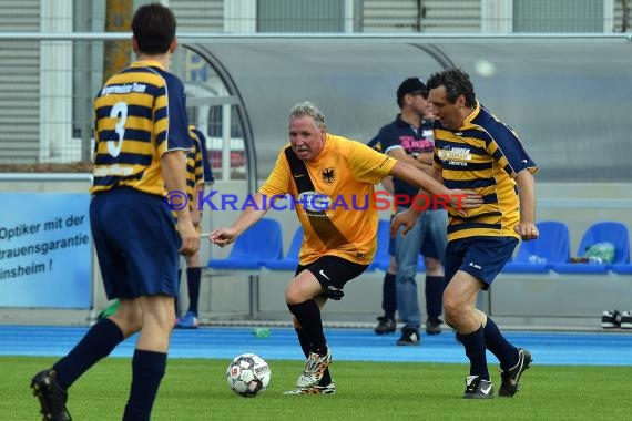 Einweihung Sportpark Sinsheim Fussballspiel Bürgermeister (© Siegfried Lörz)