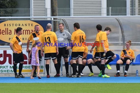 Einweihung Sportpark Sinsheim Fussballspiel Bürgermeister (© Siegfried Lörz)