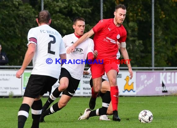 Saison 20/21 Kreisklasse A FC Weiler vs FV Sulzfeld  (© Siegfried Lörz)