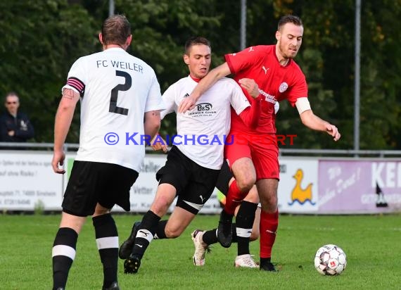 Saison 20/21 Kreisklasse A FC Weiler vs FV Sulzfeld  (© Siegfried Lörz)