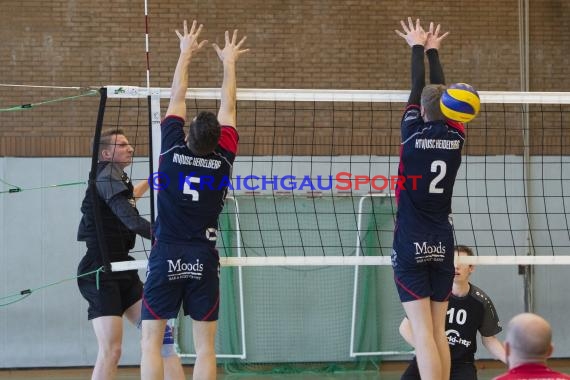 Volleyball Herren VB-Liga Sinsheim/Helmstadt vs HTV/USC Heidelberg 2 (© Siegfried)