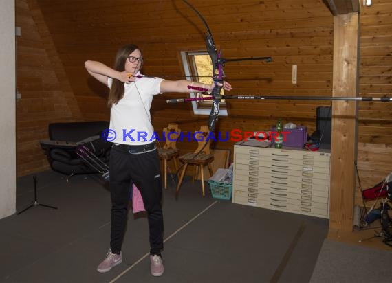 Bogenschützen KKS Reihen Trainingseinheit Schützenhaus in Reihen. (© Siegfried)