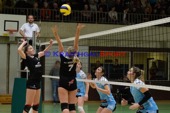 Volleyball Damen 3. Liga Süd SV Sinsheim vs SSC Freisen  (© Siegfried)