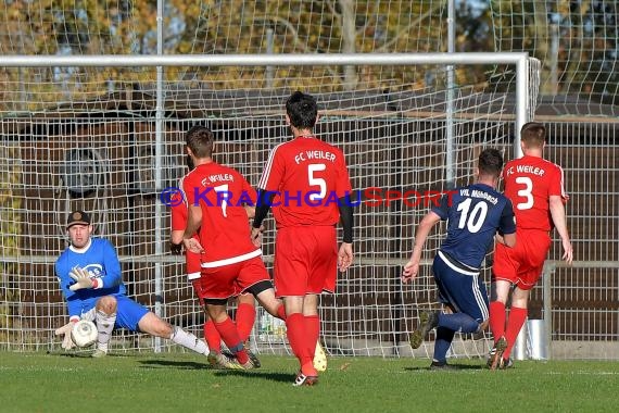 Kreisklasse A Sinsheim FC Weiler vs VfL Mühlbach (© Siegfried Lörz)