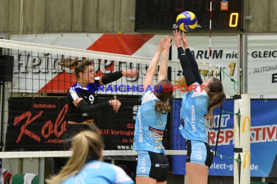 Volleyball Damen 3. Liga Süd SV Sinsheim vs SSC Freisen  (© Siegfried)