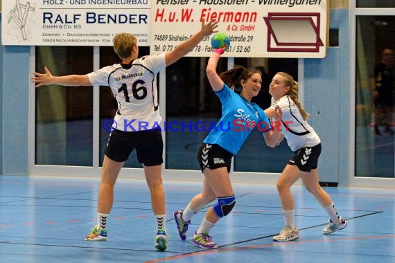 Handball Landesliga Landesliga Frauen Baden Nord TSV Phoenix Steinsfurt - TSV Meckesheim 11.12.2016 (© Siegfried)