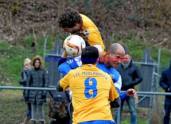 Landesliga Rhein Neckar TSV Michelfeld vs 1. FC Mühlhausen 28.02.2016 (© Siegfried)