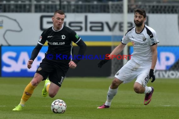 2. BL - 18/19 - SV Sandhausen vs. Dynamo Dresden (© Fotostand / Loerz)