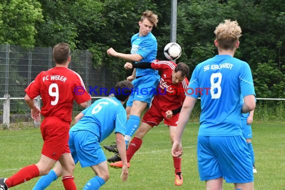 Kreisklasse A Sinsheim SPG Kirchardt/Grombach vs FC Weiler 16.05.2018 (© Siegfried Lörz)