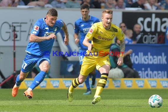 1.BL - 17/18 - TSG 1899 Hoffenheim vs. Bor. Dortmund (© Kraichgausport / Loerz)