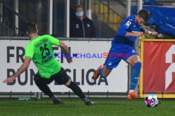 Regionalliga Suedwest - 2020/2021 - TSG 1899 Hoffenheim II vs. Eintracht Stadtallendorf (© Fotostand / Loerz)