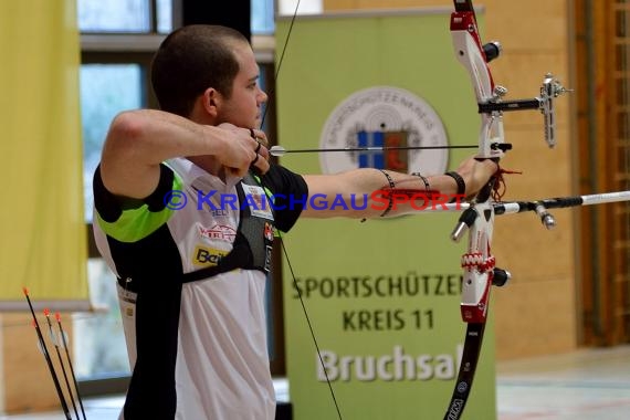 1. Bundesliga Süd Bogenschützen 4. Wettkampftag bei der SSG Vogel Östringen als Gastgeber  in der Stadthalle in Östringen (© Siegfried Lörz)