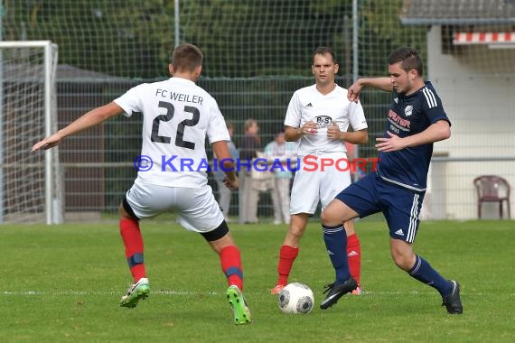 Kreisklasse A Sinsheim FC Weiler vs VfL Mühlbach 24.09.2017 (© Siegfried Lörz)