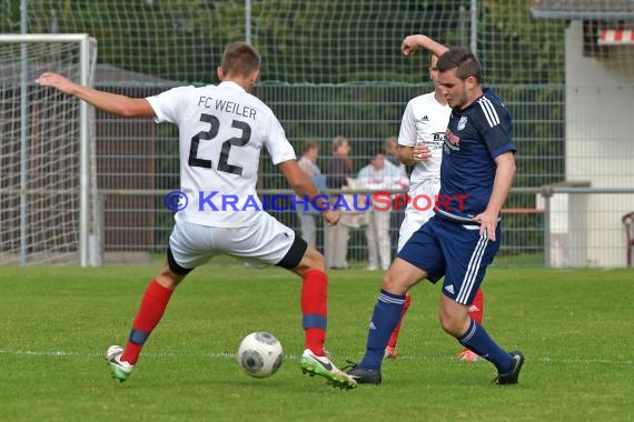 Kreisklasse A Sinsheim FC Weiler vs VfL Mühlbach 24.09.2017 (© Siegfried Lörz)