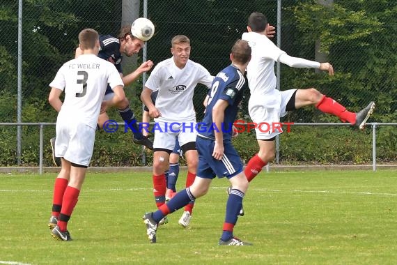 Kreisklasse A Sinsheim FC Weiler vs VfL Mühlbach 24.09.2017 (© Siegfried Lörz)