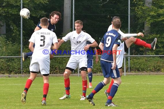 Kreisklasse A Sinsheim FC Weiler vs VfL Mühlbach 24.09.2017 (© Siegfried Lörz)