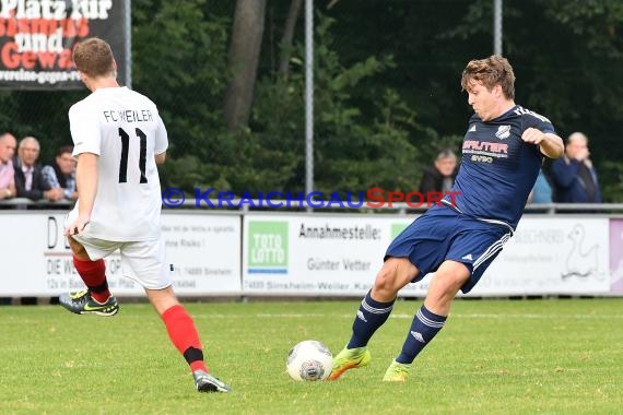 Kreisklasse A Sinsheim FC Weiler vs VfL Mühlbach 24.09.2017 (© Siegfried Lörz)