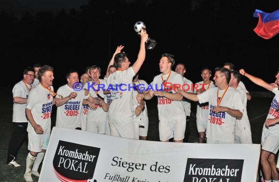 Krombacher Kreispokal Sinsheim Endspile TSV Obergimpern vs VfB Eppingen II 13.05.2015 (© Siegfried)