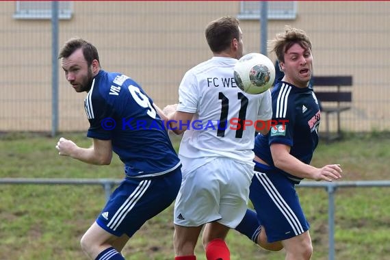 Kreisklasse A Sinsheim FC Weiler vs VfL Mühlbach 24.09.2017 (© Siegfried Lörz)