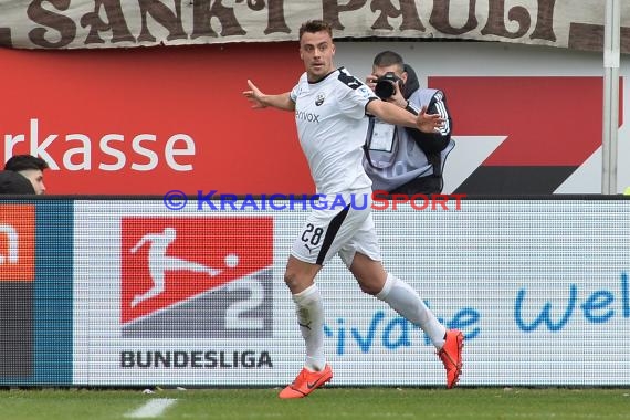 2. BL - 18/19 - SV Sandhausen vs. FC St. Pauli (© Fotostand / Loerz)