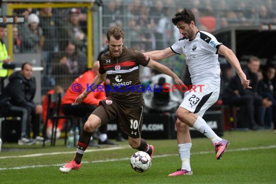 2. BL - 18/19 - SV Sandhausen vs. FC St. Pauli (© Fotostand / Loerz)