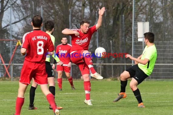 2018/19 Kreisklasse A Sinsheim - FC Weiler vs SV Gemmingen  (© Siegfried Lörz)