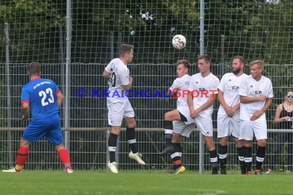 Saison 18/19 Kreisklasse A Sinsheim FC Weiler vs TSV Neckarbischosheim 2 (© Siegfried Lörz)