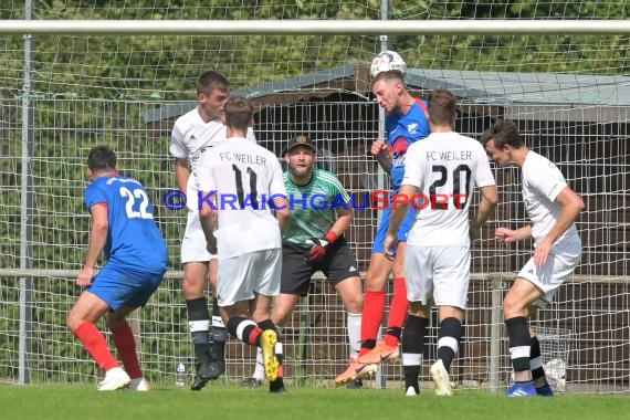 Saison 18/19 Kreisklasse A Sinsheim FC Weiler vs TSV Neckarbischosheim 2 (© Siegfried Lörz)