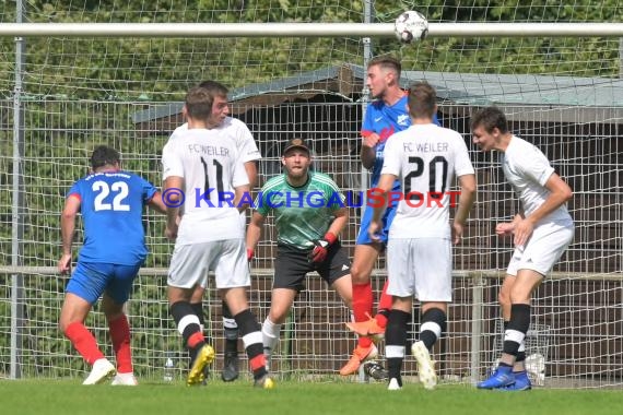 Saison 18/19 Kreisklasse A Sinsheim FC Weiler vs TSV Neckarbischosheim 2 (© Siegfried Lörz)