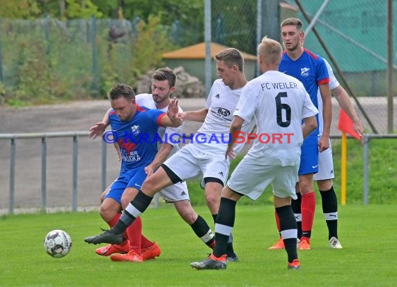 Saison 18/19 Kreisklasse A Sinsheim FC Weiler vs TSV Neckarbischosheim 2 (© Siegfried Lörz)