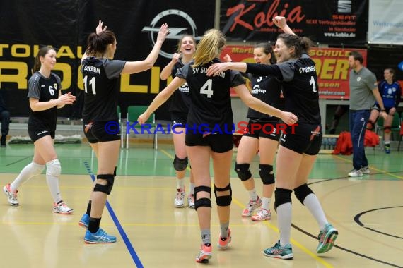 Volleyball Damen 3. Liga Süd SV Sinsheim gegen BSP MTV Stuttgart 13.01.2018 (© Siegfried)