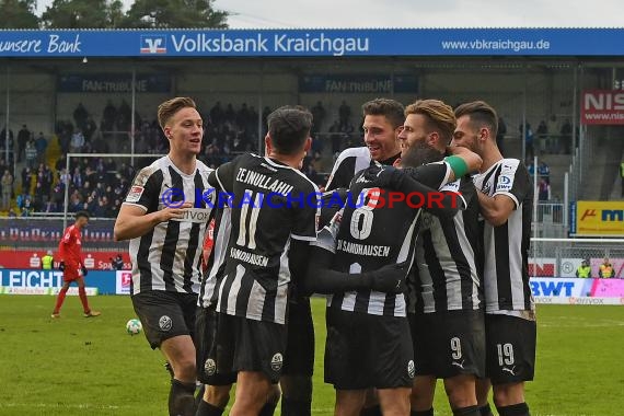 2. BL - 17/18 - SV Sandhausen vs. Holstein Kiel (© Kraichgausport / Loerz)