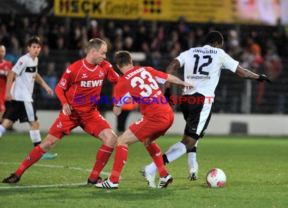 2. Bundesliga SV 1916 Sandhausen - 1. FC Köln 14.12.2012 (© Siegfried Lörz)