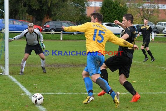 Kreisklasse  SV Gemmingen vs FV Landshausen 05.11.2017 (© Kraichgausport / Loerz)