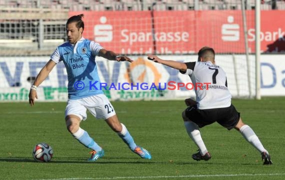 2. Bundesliga SV Sandhausen - TSV 1860 München Hardtwaldstadion Sandhausen 23.09.2014 (© Siegfried Lörz)