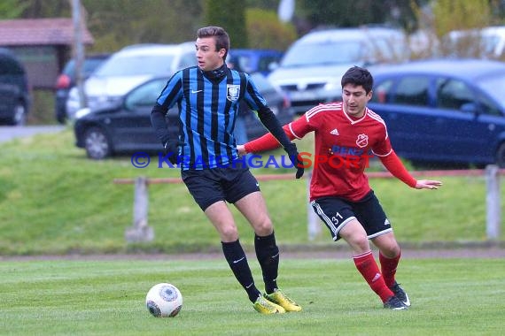 Kreisliga Sinsheim TSV Neckarbischofsheim vs SG Waibstadt 27.04.2016 (© Kraichgausport / Loerz)