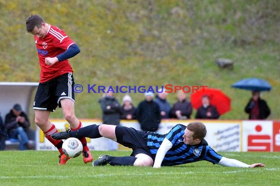 Kreisliga Sinsheim TSV Neckarbischofsheim vs SG Waibstadt 27.04.2016 (© Kraichgausport / Loerz)