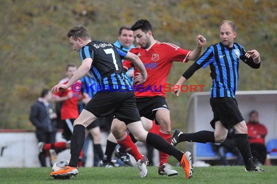 Kreisliga Sinsheim TSV Neckarbischofsheim vs SG Waibstadt 27.04.2016 (© Kraichgausport / Loerz)