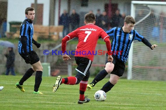 Kreisliga Sinsheim TSV Neckarbischofsheim vs SG Waibstadt 27.04.2016 (© Kraichgausport / Loerz)