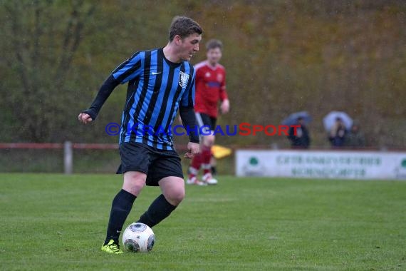 Kreisliga Sinsheim TSV Neckarbischofsheim vs SG Waibstadt 27.04.2016 (© Kraichgausport / Loerz)