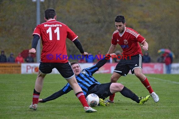 Kreisliga Sinsheim TSV Neckarbischofsheim vs SG Waibstadt 27.04.2016 (© Kraichgausport / Loerz)