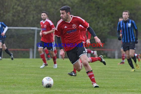 Kreisliga Sinsheim TSV Neckarbischofsheim vs SG Waibstadt 27.04.2016 (© Kraichgausport / Loerz)