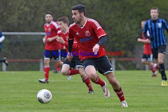 Kreisliga Sinsheim TSV Neckarbischofsheim vs SG Waibstadt 27.04.2016 (© Kraichgausport / Loerz)