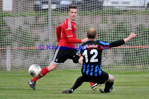 Kreisliga Sinsheim TSV Neckarbischofsheim vs SG Waibstadt 27.04.2016 (© Kraichgausport / Loerz)