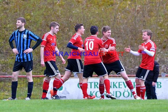 Kreisliga Sinsheim TSV Neckarbischofsheim vs SG Waibstadt 27.04.2016 (© Kraichgausport / Loerz)