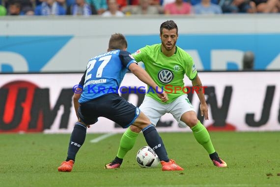 1. BL - 16/17 - TSG 1899 Hoffenheim vs. VfL Wolfsburg (© Kraichgausport / Loerz)